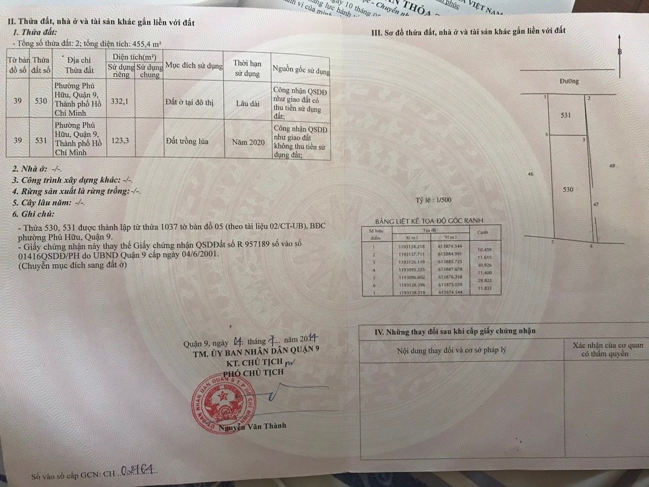 Bán đất hẻm xe tải , đường Nguyễn Duy Trinh, Phường Phú Hữu, Thủ Đức